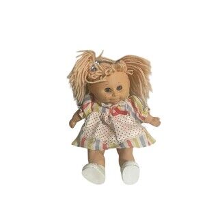 Vintage Interpur Blonde Blue Eyes Doll 12” Rare